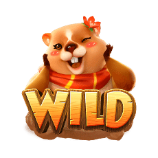 - สัญลักษณ์ WILD ของงเกม Groundhog Harvest