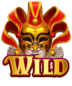 - รูปสัญลักษณ์ WILD เกม Mask Carnival