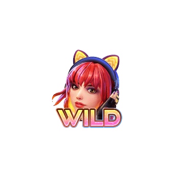 -สัญลักษณ์ WILD เกมสล็อต Rave Party Fever