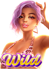 - รูปสัญลักษณ์ WILD เกม Bikini Paradise