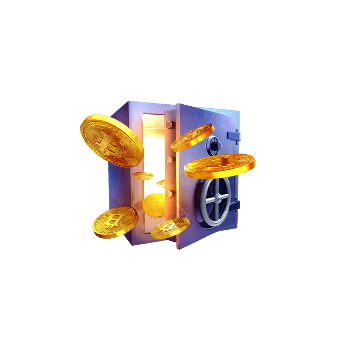 - รูปสัญลักษณ์ ตู้นิรภัยเก็บสมบัติ เกม Crypto Gold