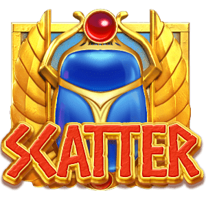 - สัญลักษณ์ SCATTER ของเกม Secret of Cleopatra