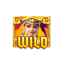 - รูปสัญลักษณ์ WILD ของเกม Treasures of Aztec