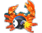 - สัญลักษณ์พิเศษ BOMB CRAB ของเกม Mega Fishing