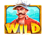 สัญลักษณ์ WILD สล็อต Lucky Fishing Megaways