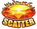 สัญลักษณ์รูป SCATTER สล็อต Crown of Fire