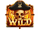 สัญลักษณ์ WILD สล็อต Pirate Golden Age